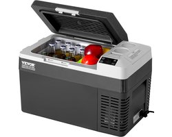 VEVOR Draagbare Autokoelkast met Vriesvak, Compressor, 25 Liter, Enkele Zone Auto