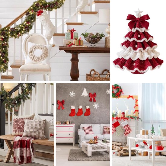 Alles-in-één Kerstboom Haakpakket voor Beginners en Volwassenen