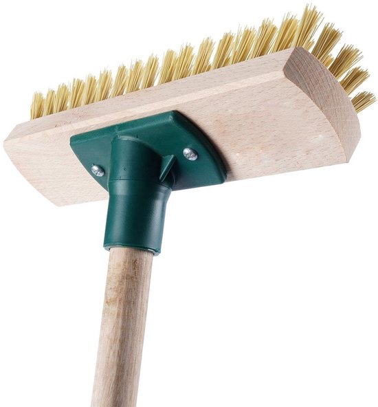 Luiwagen/schrobbezem met steel - hout - 24 cm van Sorbo — afbeelding 4