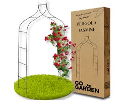 GoGarden - Pergola - Metaal - Zwart - 255cm