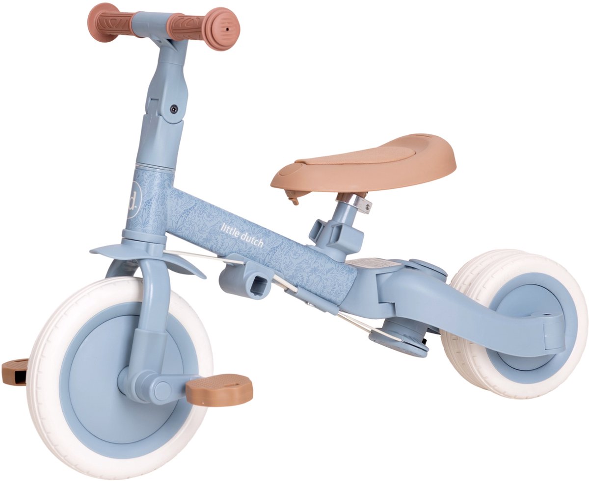 4 in 1 driewieler - Blauw