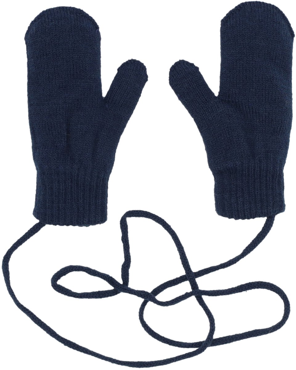 Puck Knit Wanten - Navy