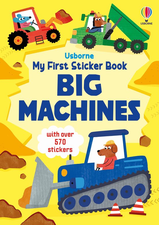 Little First Stickers- My First Sticker Book Big Machines - cover
