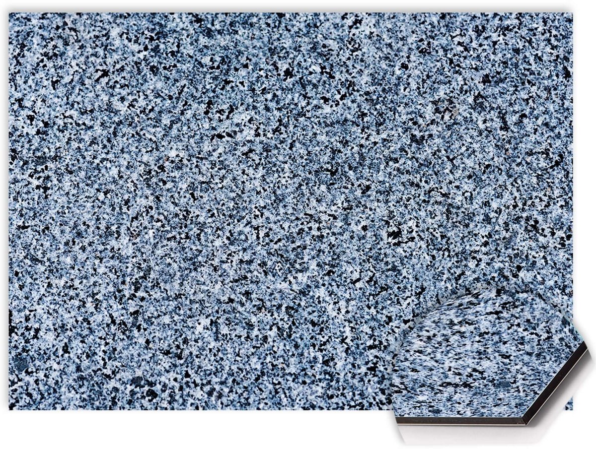 KitchenArt - Baltic Granite Spatscherm - 120x60 cm - Spatscherm Achterwand Keuken - Spatwand Keuken
