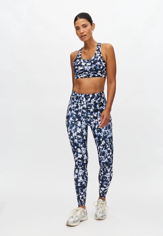 RÖHNISCH - printed high waist tights - Lange trainingslegging dames - Donkerblauw — afbeelding 4
