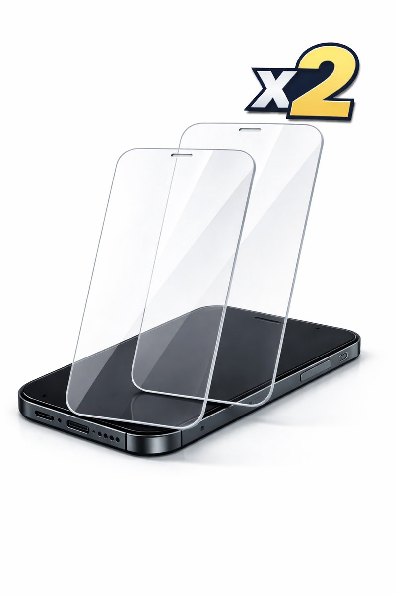 Gehard Glas Screenprotector – 2 Stuks – Beschermt bij Vallen – Heldere Weergave – iPhone 15 Plus
