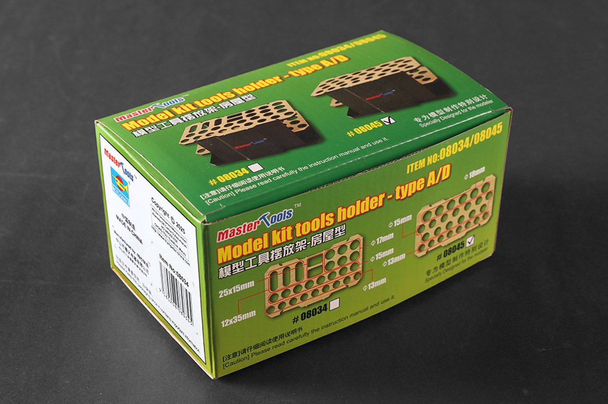 Master Tools Hobbybasisvoorwerp - 08045 Gereedschapshouder voor Modelbouw en Hobby - Type D Houder