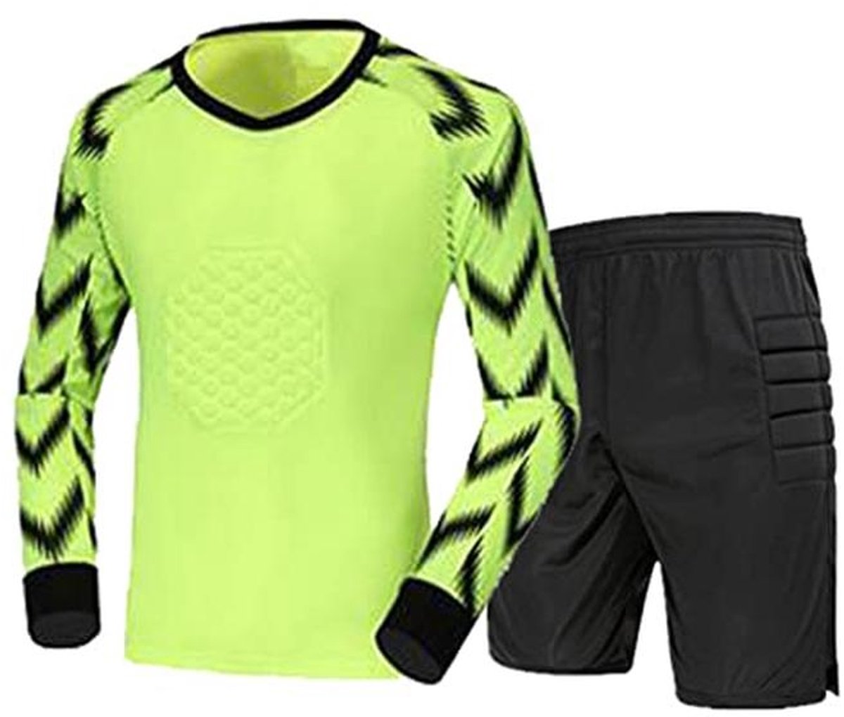 Keeperset voor kinderen - Voetbalset met kort keepersshirt en shorts voor jongens