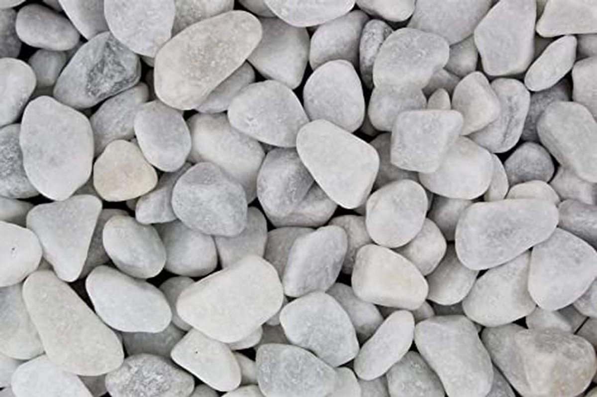 Wit Carrara Marmer Grind 15-25 mm voor Tuin Decoratie