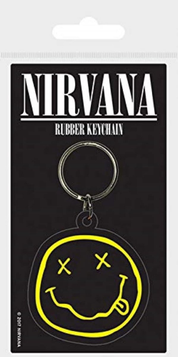 Rubberen Sleutelhanger Smiley