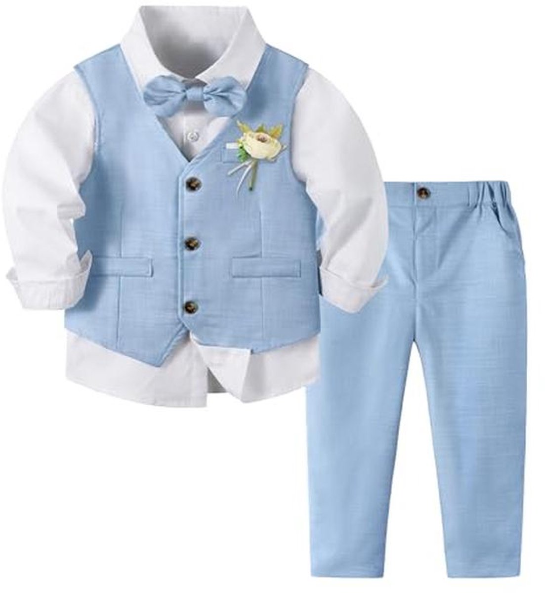 4-delig Baby jongens Kostuumset voor Formele Ceremonies en Bruiloften