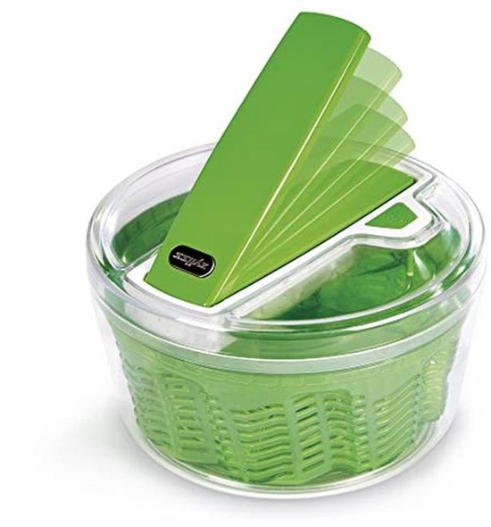Slacentrifuge met Aqua Vent Technologie - Vaatwasserbestendig, Groot, Voor Snelle Droogresultaten van Salades en Groenten van Merkloos — afbeelding 5