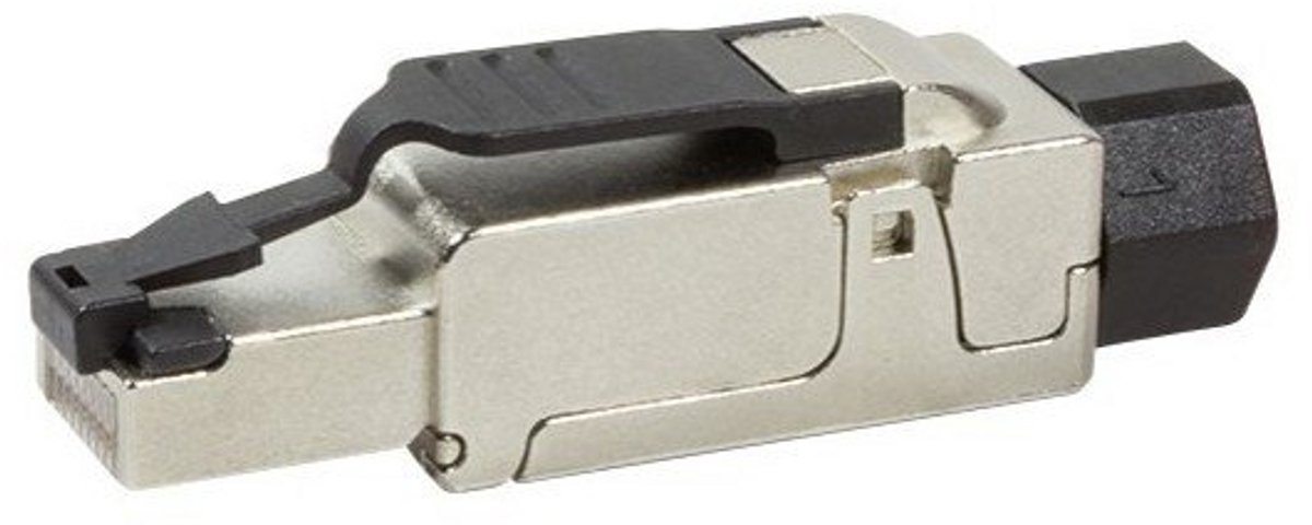 RJ45-connector Cat.6A T568A T568B voor 10 Gigabit Netwerken