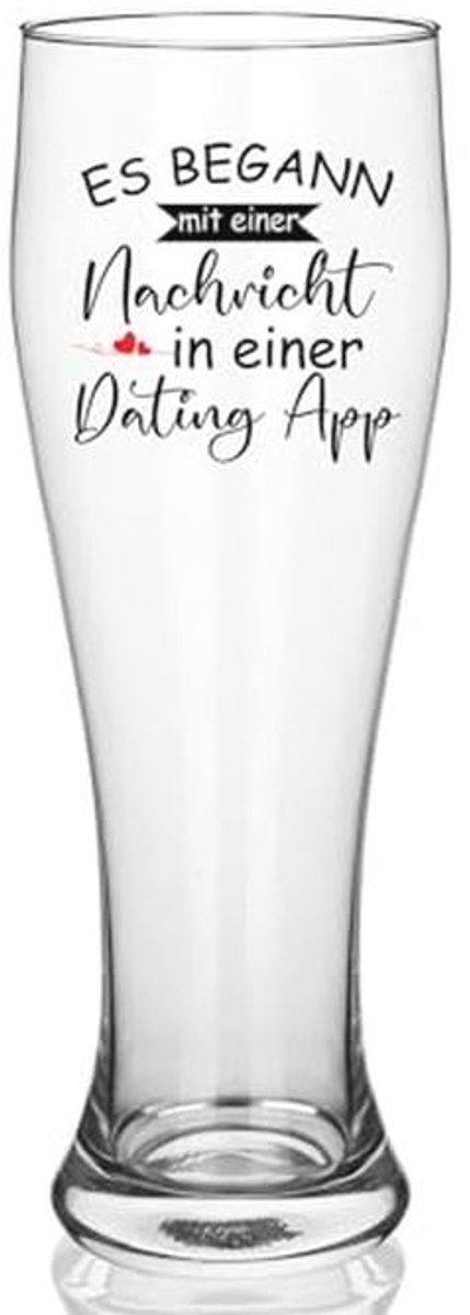 Bierglas Valentijnsdag Cadeau voor Mannen - 700ml