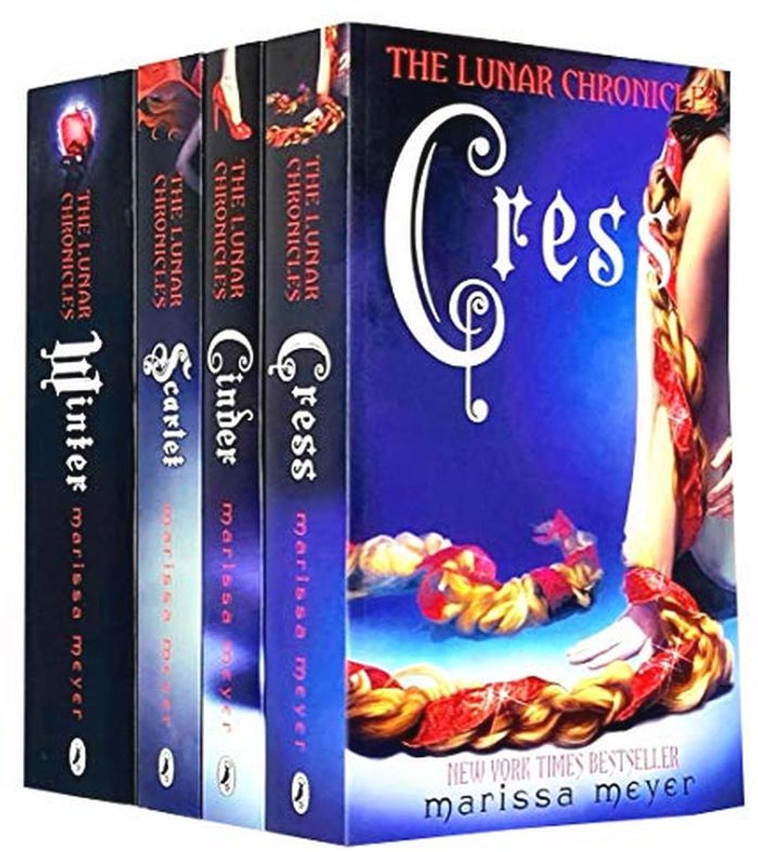 Lunar Chronicles Serie 4 Boeken Set - Cinder, Scarlet, Tuinkers, Winter