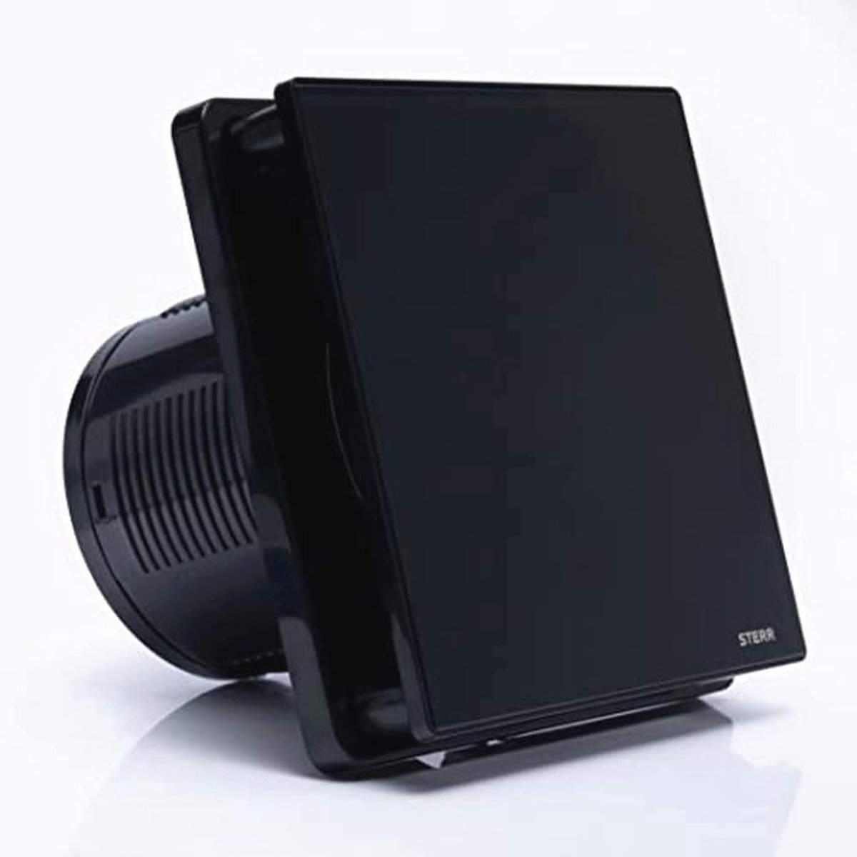 Zwarte Afzuigkap 100 mm - Stille Badkamerventilator voor Optimale Luchtafzuiging