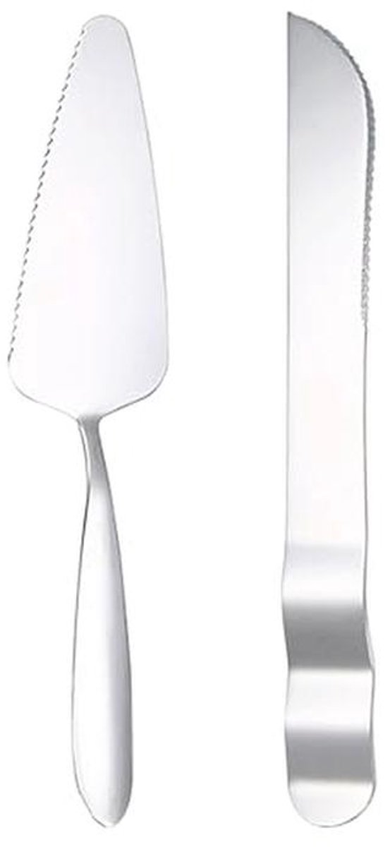 Stainless Steel Cake Server and Cutting Set - 20 cm Pizza and Lasagna Lift