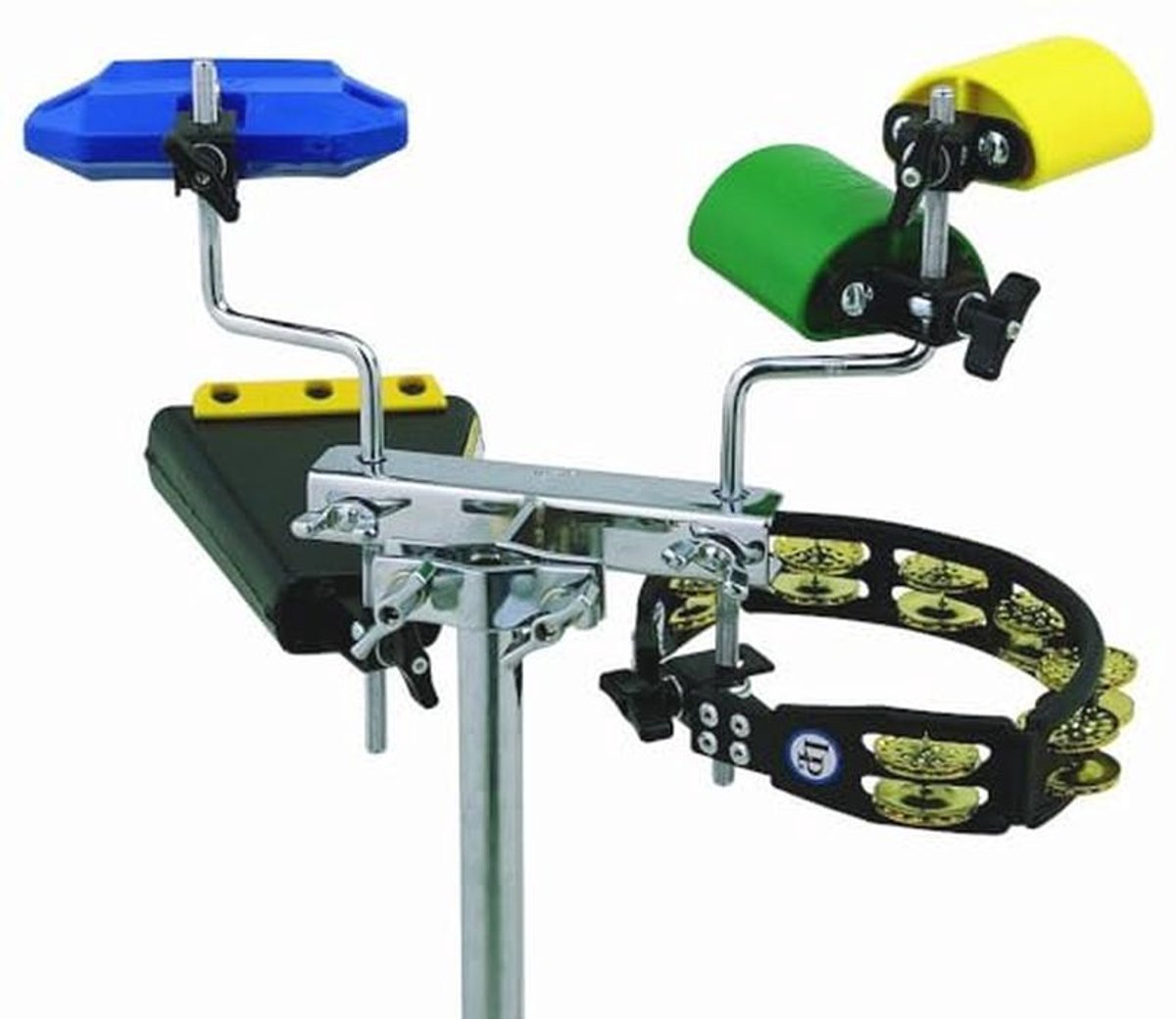 Mini Rack voor Latin Percussie - Compacte Houder van Chroom Geplateerd Staal