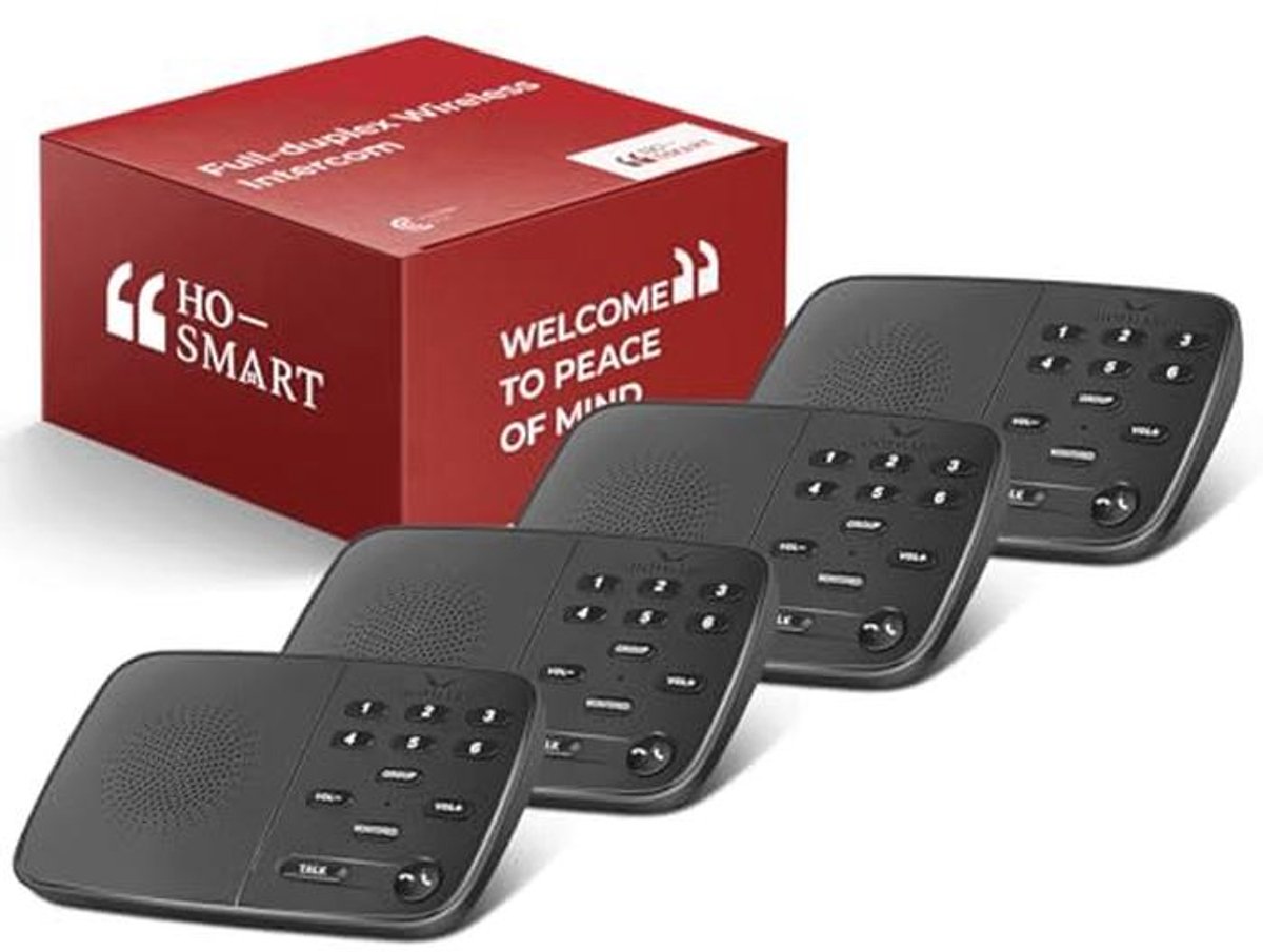 Draadloze Intercoms voor Thuis - Volledige Duplex Systeem met Twee-Weg Communicatie tot 400 Meters