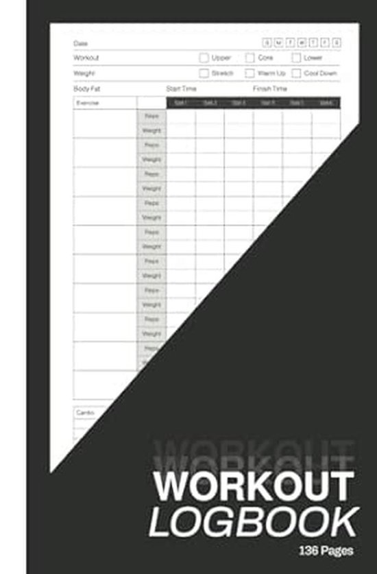 Journal D'entraînement FABULOUS PLANNING - Carnet De Sport A5, Suivi Poids Et Reps