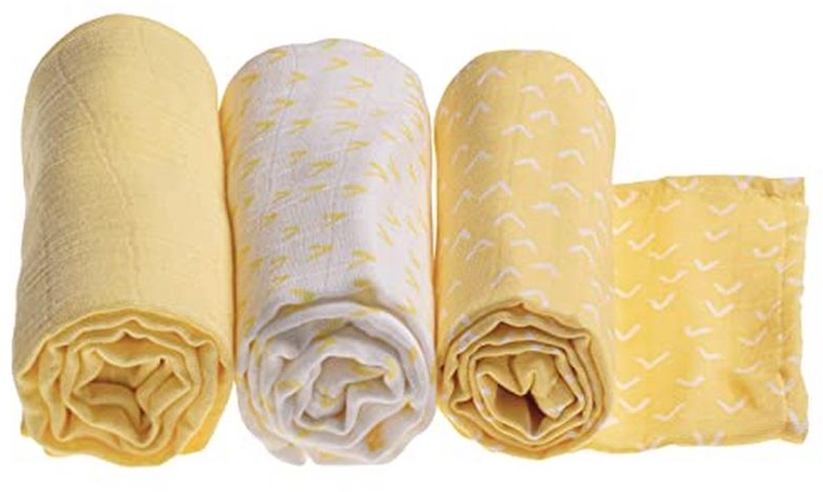 Zachte mousseline doeken voor baby's – 3-delige set 70 x 70 cm