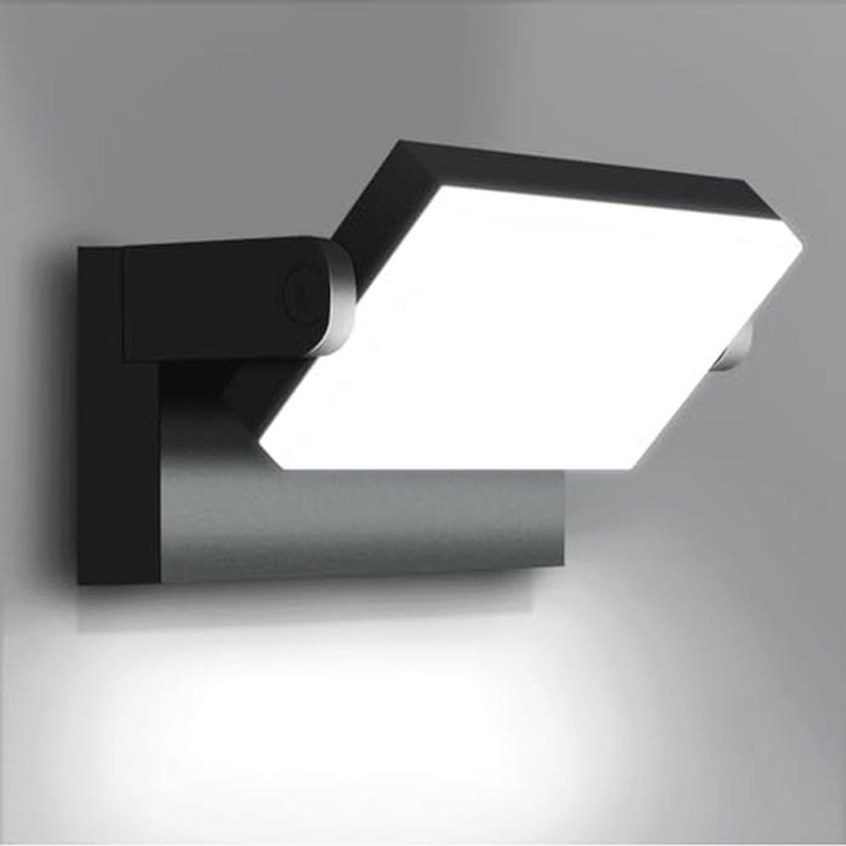 40 W LED Wandlamp Voor Buiten Met Draaibaar Paneel - Waterdicht En Modern Design - Buitenschijnwerpers Voor Tuin En Terras