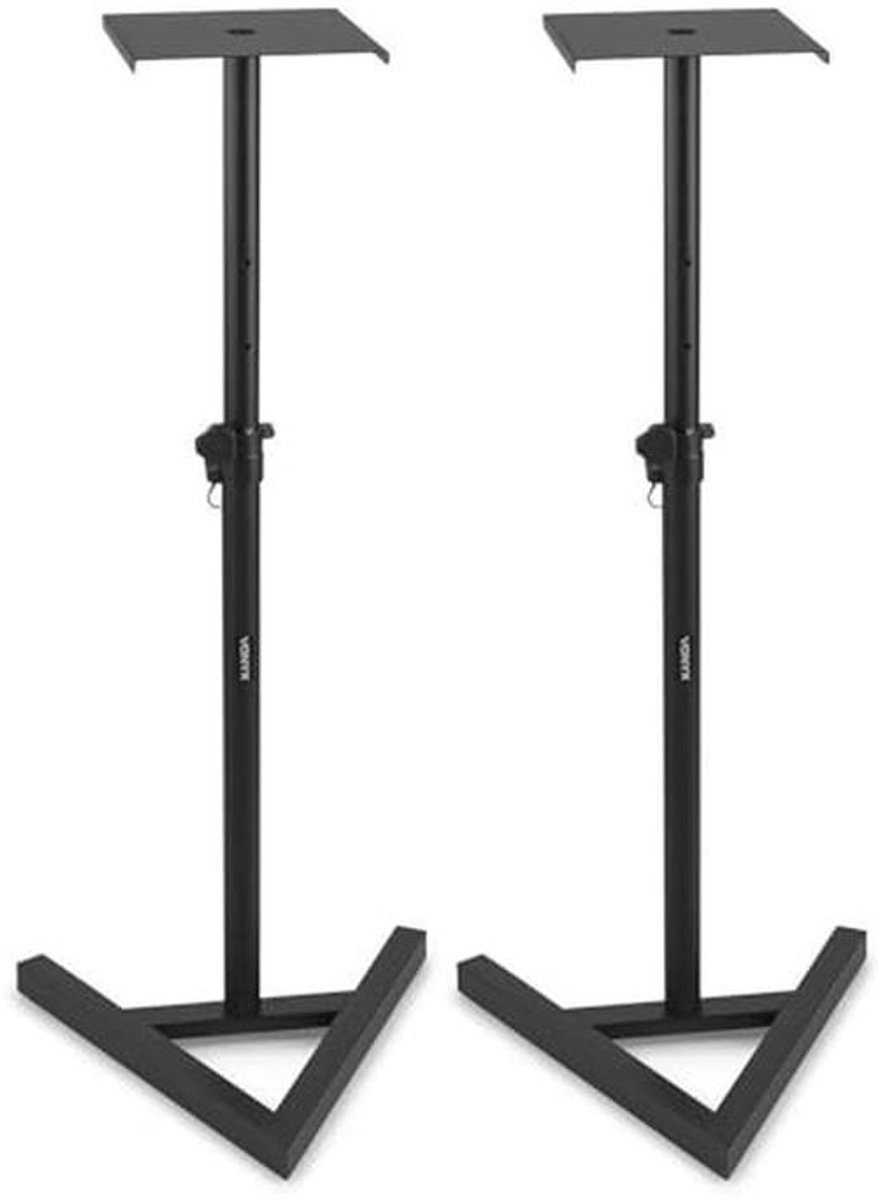 Studio Monitor Set met Hoogte Verstelbare Standaards