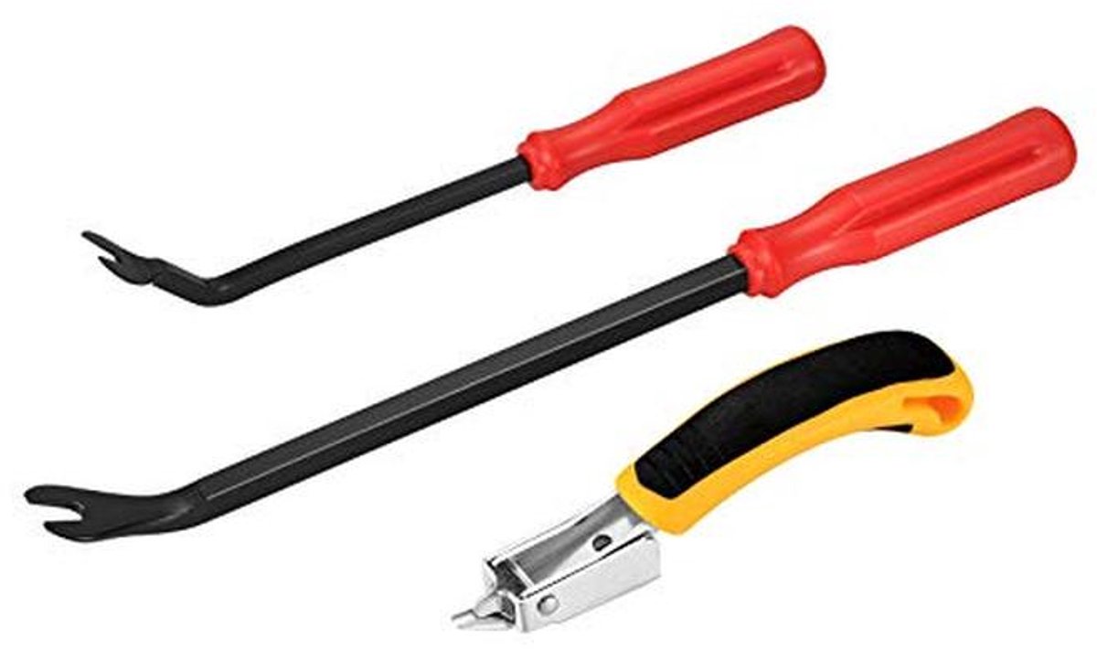 Zware nietjesverwijderaar en tack lifter set - 3 stuks