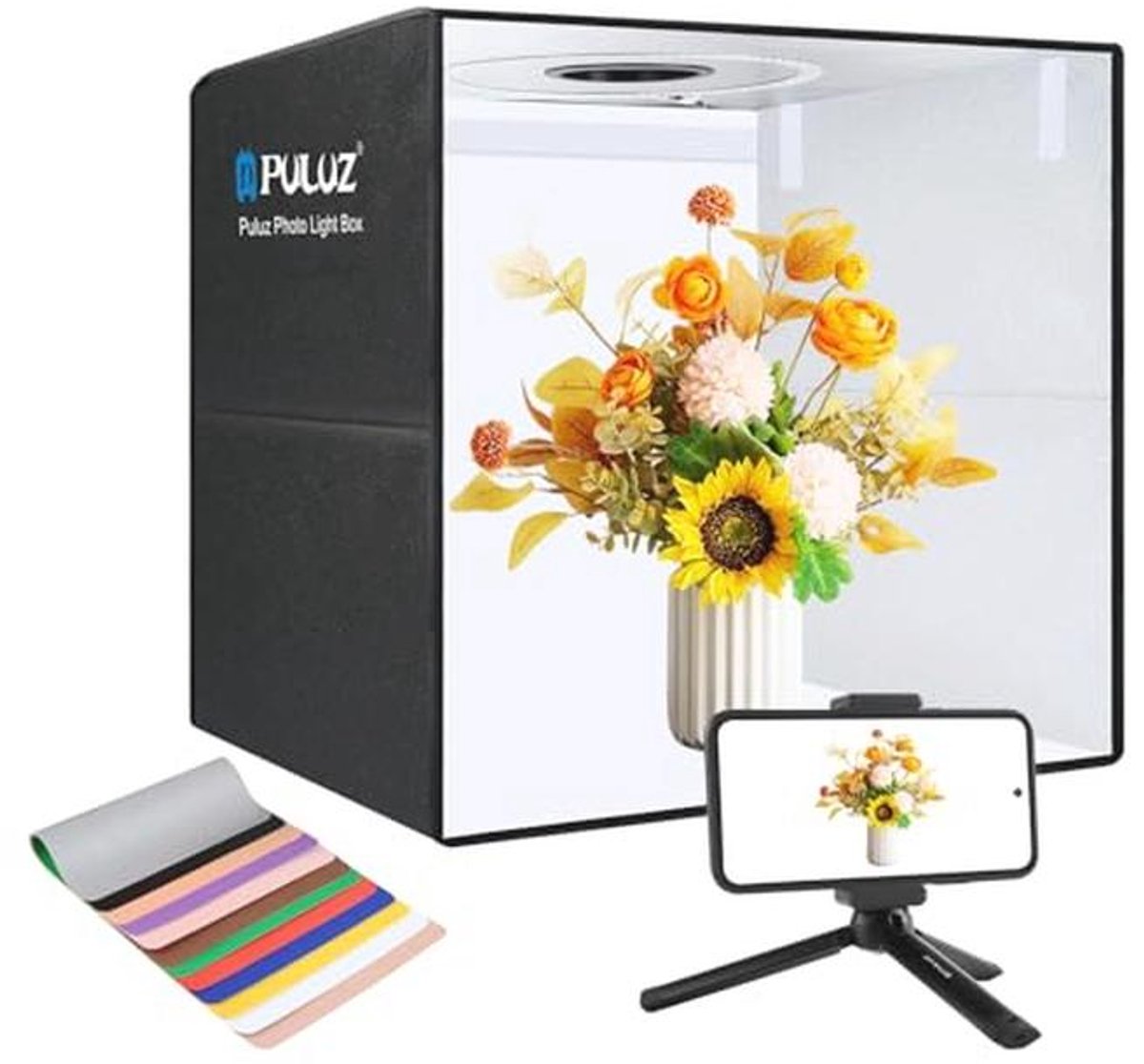 Fotostudiobox 50x50 cm – Inklapbare en draagbare lichttent voor productfotografie