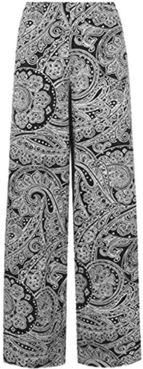 Effen Flared Palazzo Broek voor Dames - Wijd Valle Breed Met Elastische Taille