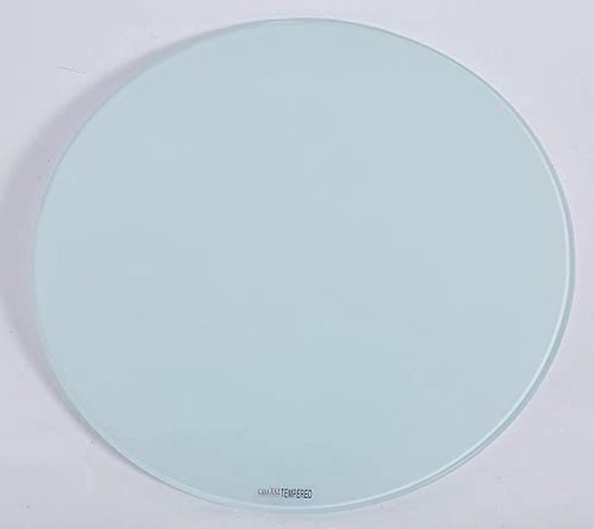 Ronde afdekplaat van gehard glas Ø 50 cm - vonkenwerende bescherming voor open haarden en tafels
