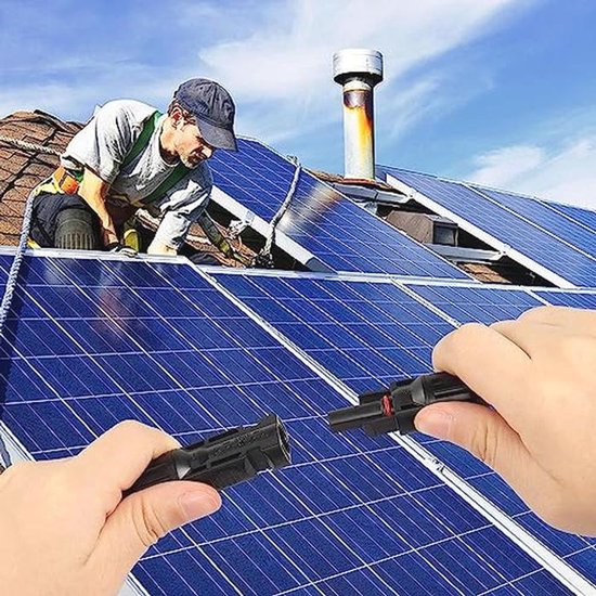 Câble Adaptateur CERRXIAN XT60I Vers Connecteur Batterie 50A - 10 AWG 55cm - Pour Panneaux Solaires Et Générateurs Portables