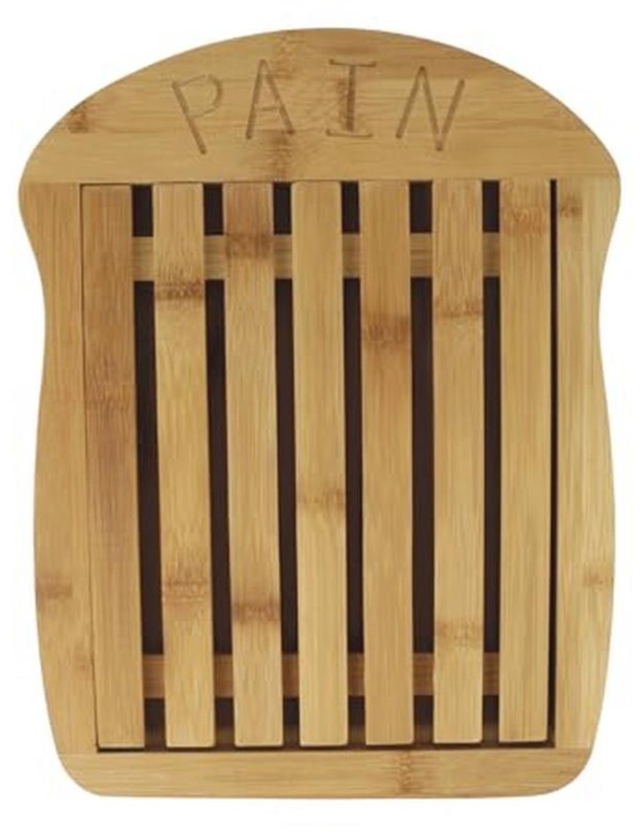 Bamboe Snijplank met Kruimelcompartiment - 34.5 cm x 26 cm
