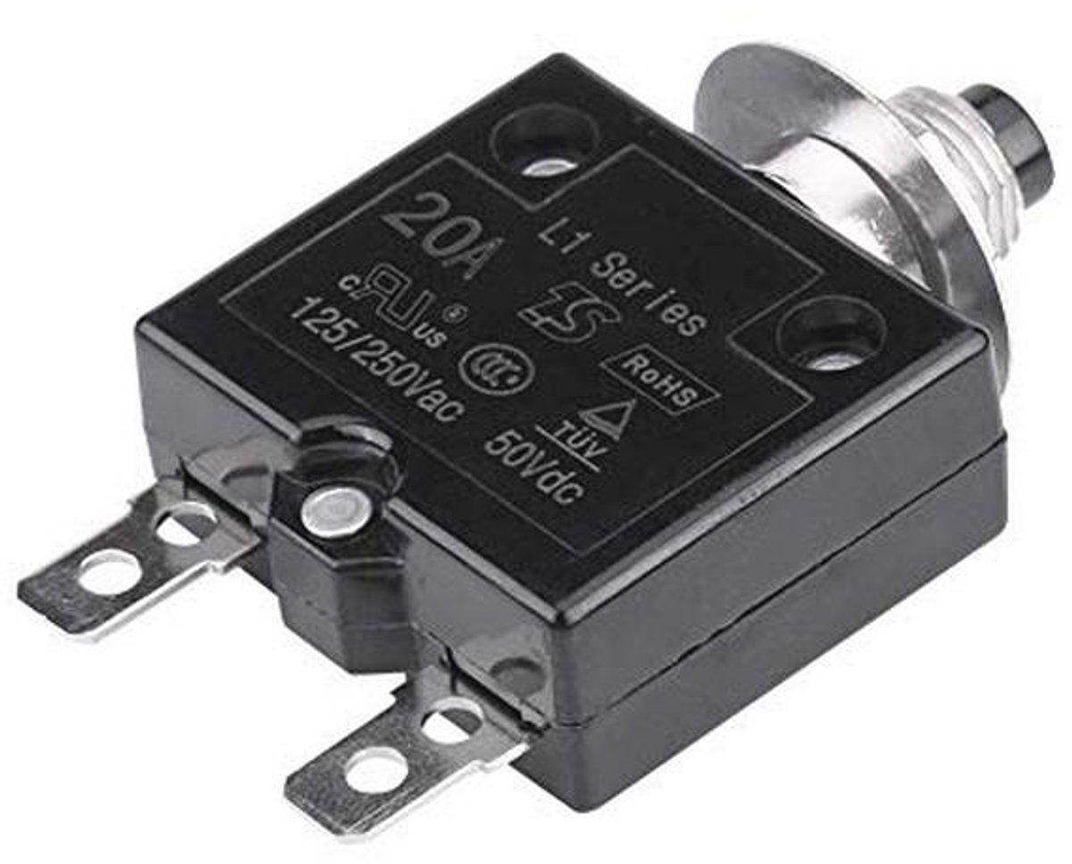 Circuit Breaker 5A tot 30A - Reset Thermoschalter voor Overstromingsbescherming