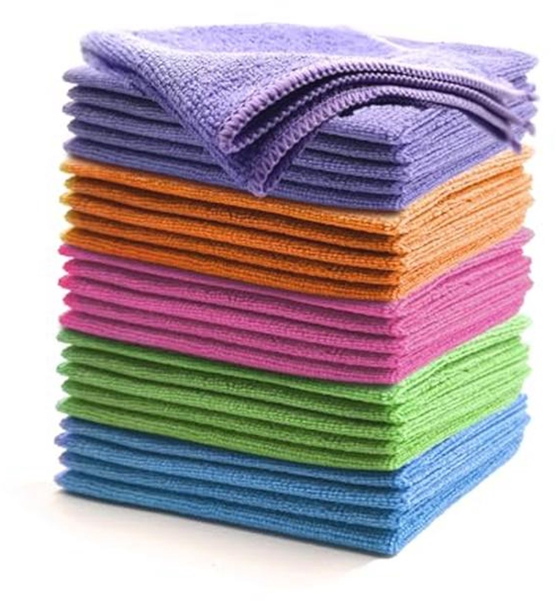 15 Stuks Microvezeldoeken - Reinigingsdoeken 30 x 30 cm voor Effectieve Schoonmaak