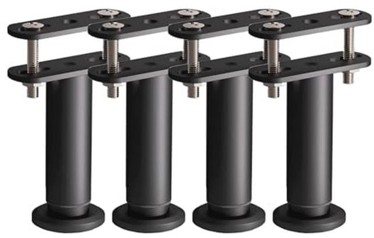 Verstelbare Bedsteunpoten - 4 Stuks voor Bedframe en Meubels - Hoogte 180 mm tot 310 mm