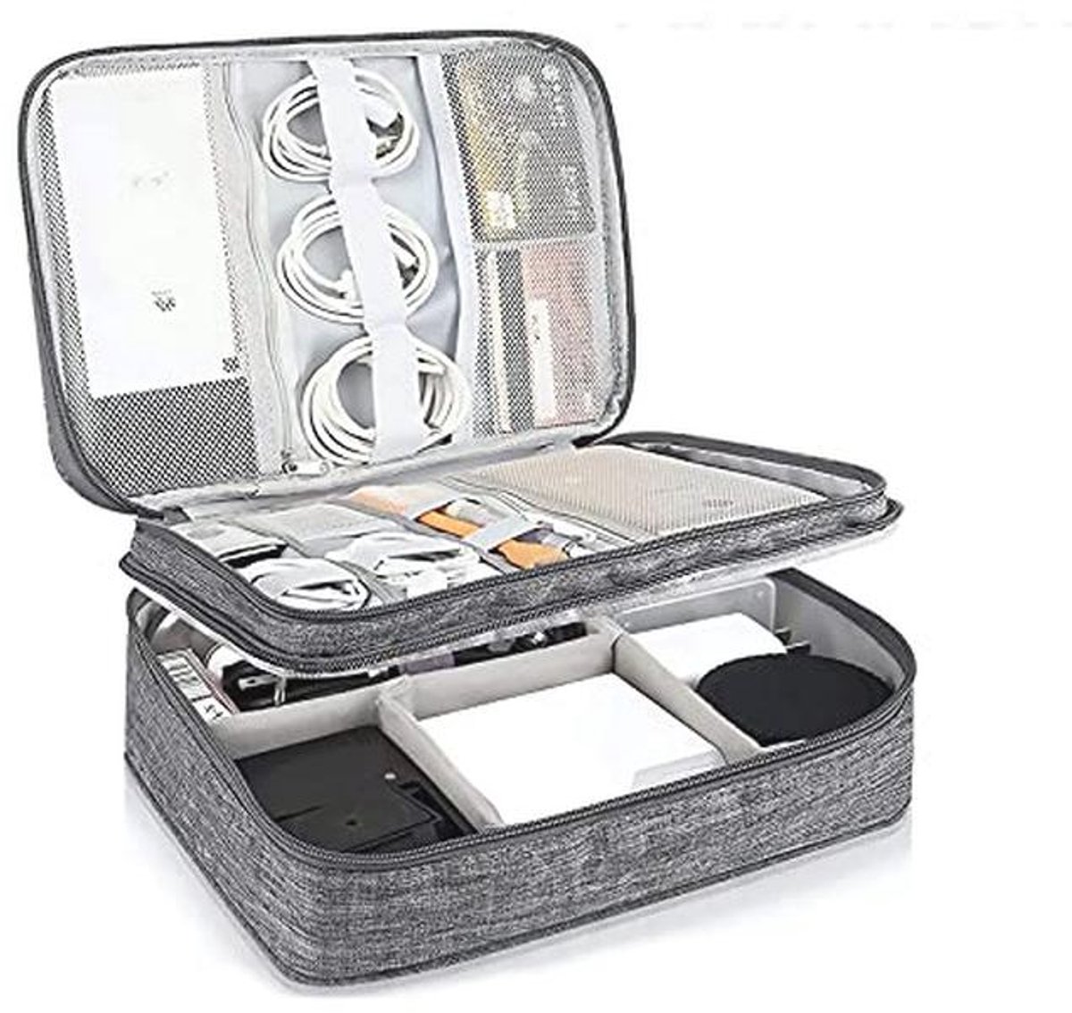 Universele Elektronica Accessoires Organizer Tas - Waterdicht en Draagbaar voor Kabels, Opladers en Powerbanks
