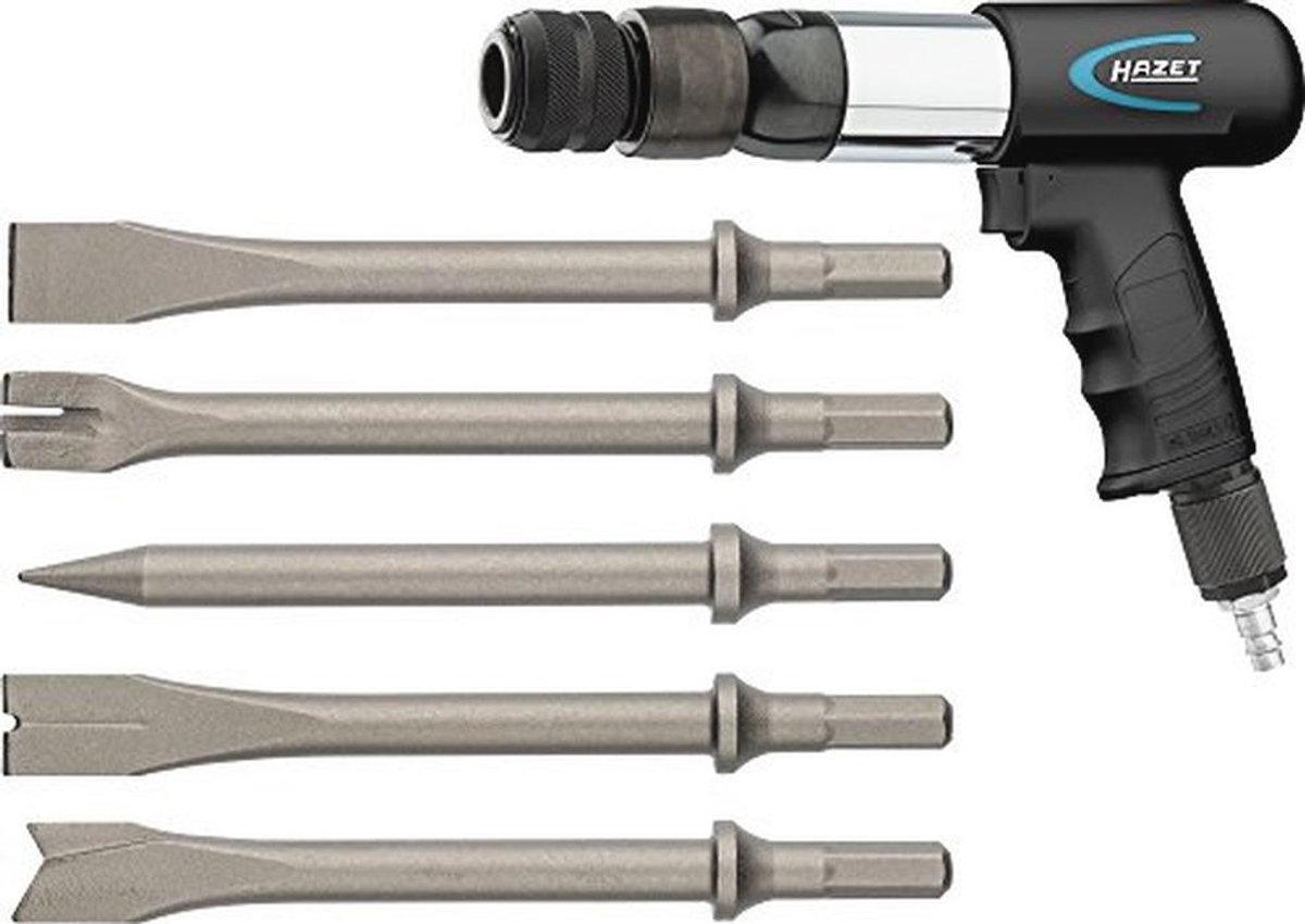5-delige beitelset met platte, punt-, klinknagel- en gebogen beitel - perfect voor professionele en hobbywerkplaatsen
