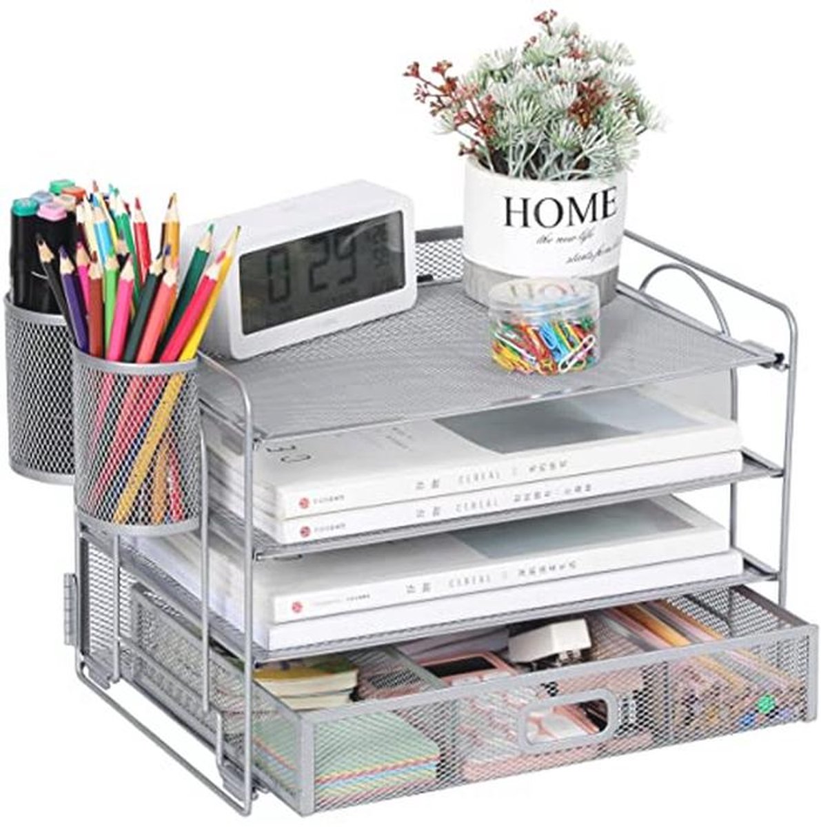 Organizer voor desktopbestanden met 4 laden - Kantoorbenodigdheden