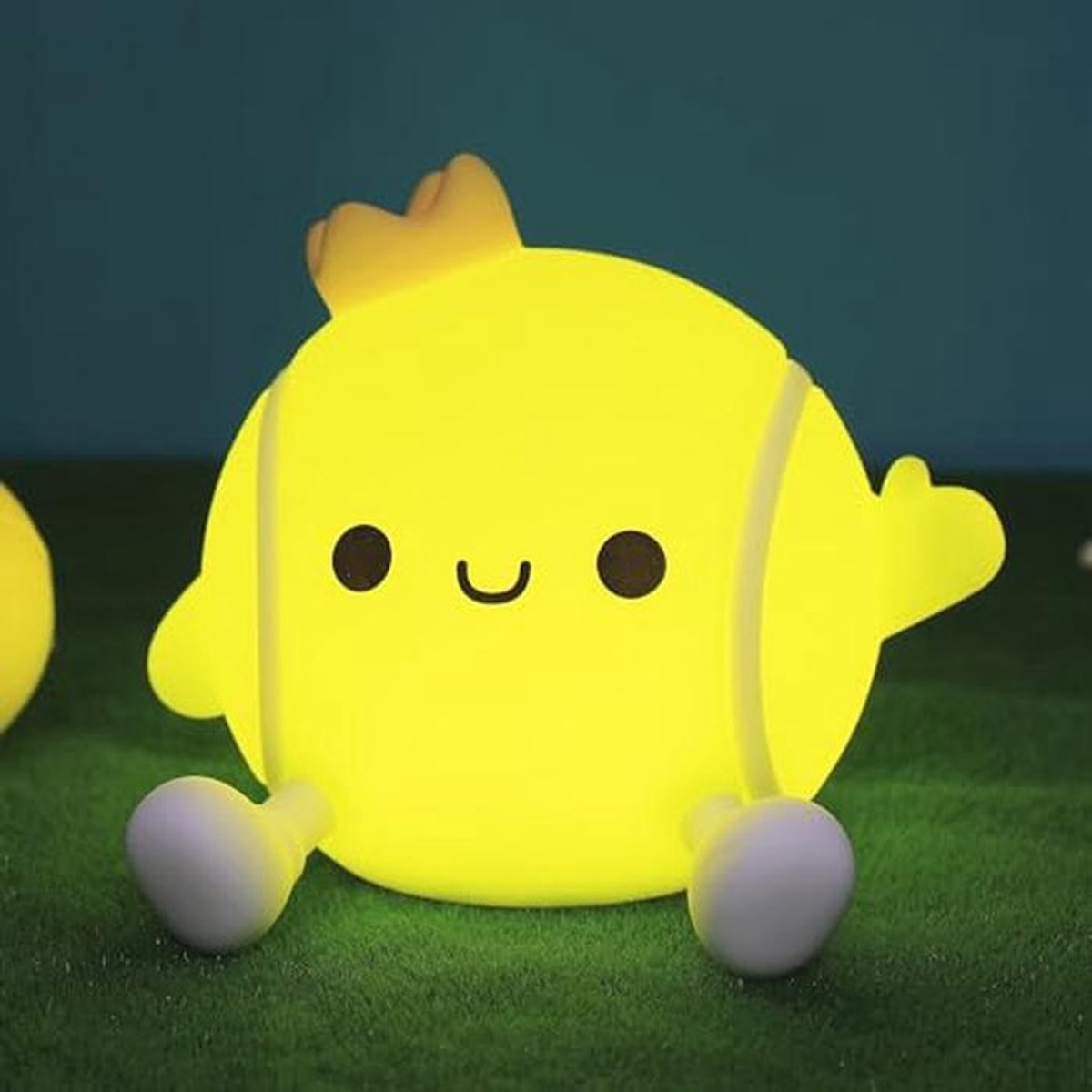 Zachte gloed siliconen tennisbal nachtlampje - sfeervolle sportdecor voor peuters en kinderslaapkamers - uniek verjaardagscadeau voor alle leeftijden