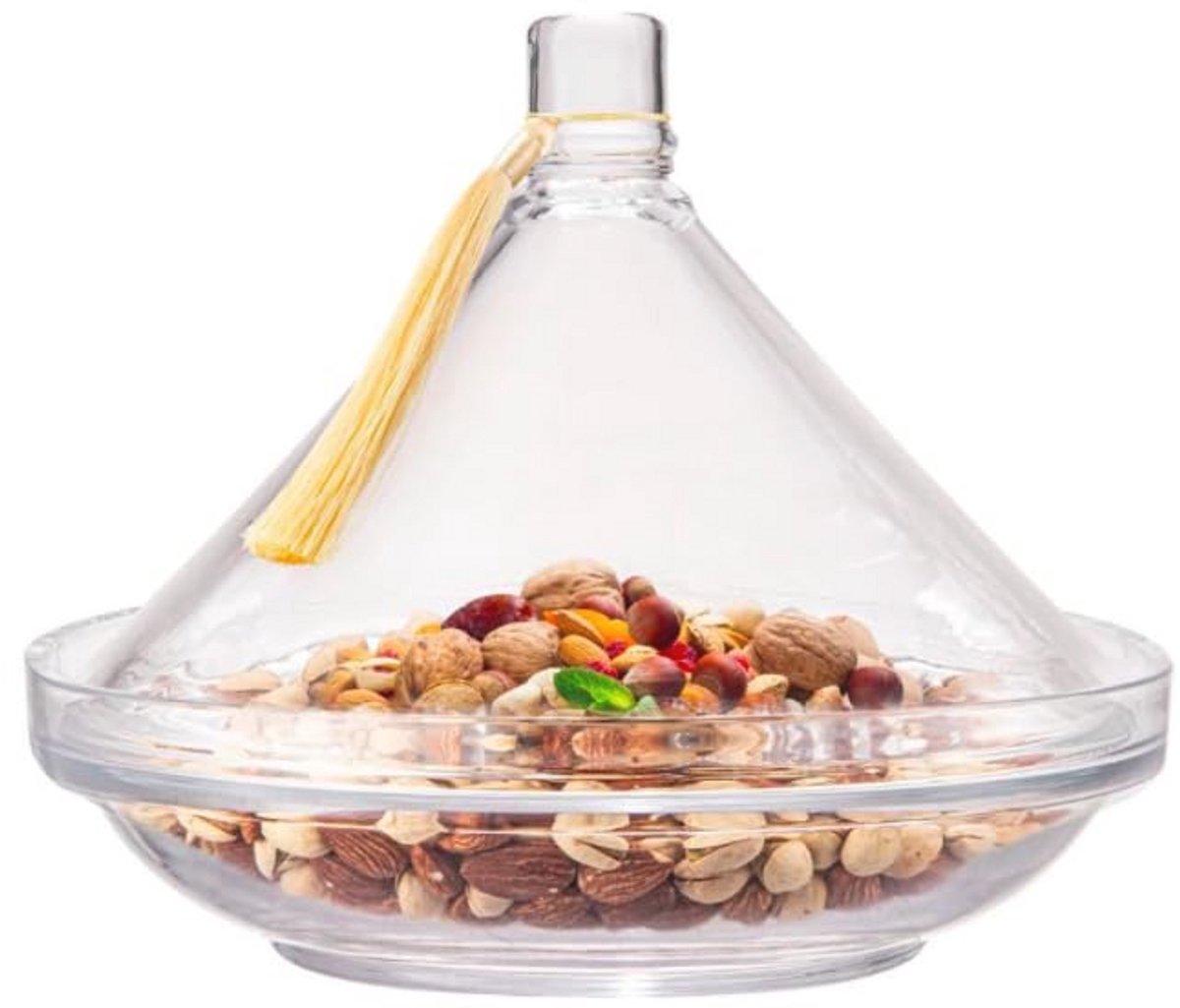Tajine presentatie van extra dik glas - Perfect voor warme gerechten en desserts