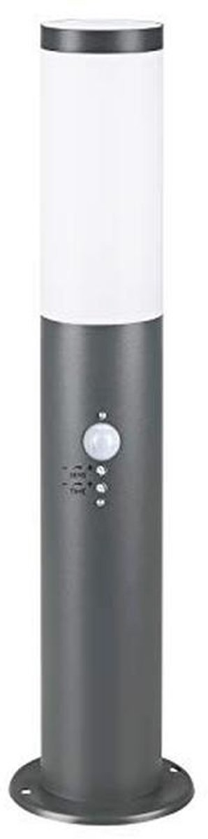 Buitenlamp Staand met Bewegingssensor van Roestvrij Staal - Tuinverlichting IP44
