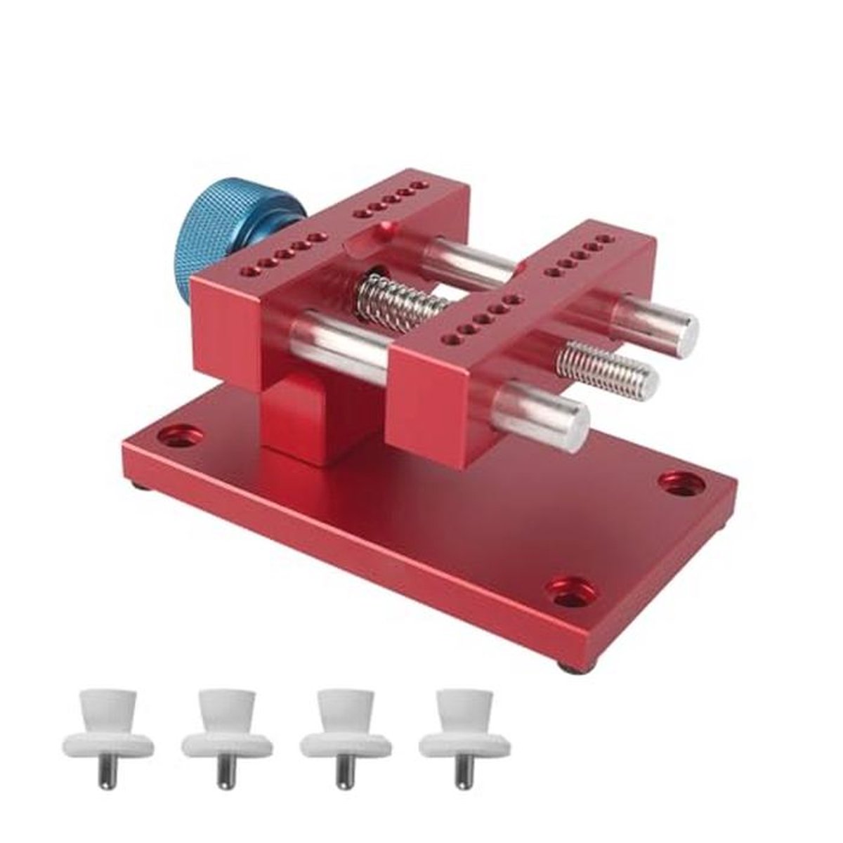 Verstelbare Horlogekasthouder voor Horloge Reparatie - Krasvrije Tafel Klem