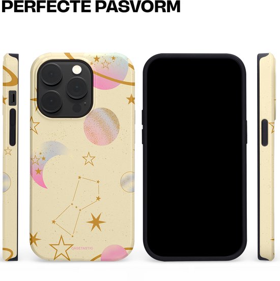 Casetastic Hoesje Geschikt voor Apple iPhone 14 Pro Magsafe - Stijlvolle Beschermende Duo-layer Case - Zomerse nacht