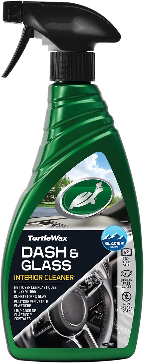 2x Turtle Wax Green Line Dash & Glass 500 ml