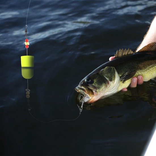 4 Stuks Popping Corks Floats voor Zoutwater, Vissen met Rattle Rig en Gewogen Bobbers voor Catfish en Rode Baars — afbeelding 3