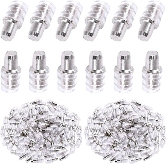 5 Mm Plankpennen Met Rubberen Hulzen Set Van 120 Zilver Ijzer Bol 