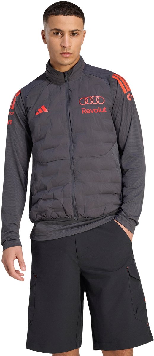 Adidas Performance Audi Revolut F1 Team Gewatteerd Monteursgilet Heren Zwart
