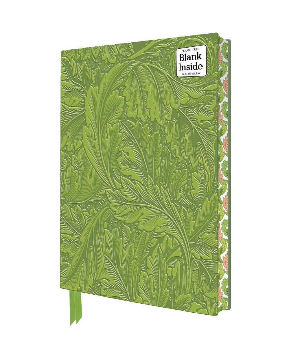 Omslag van Artisan Art Blank Notebooks- William Morris: Acanthus Artisan Art Blank Notebook (Flame Tree Journals)