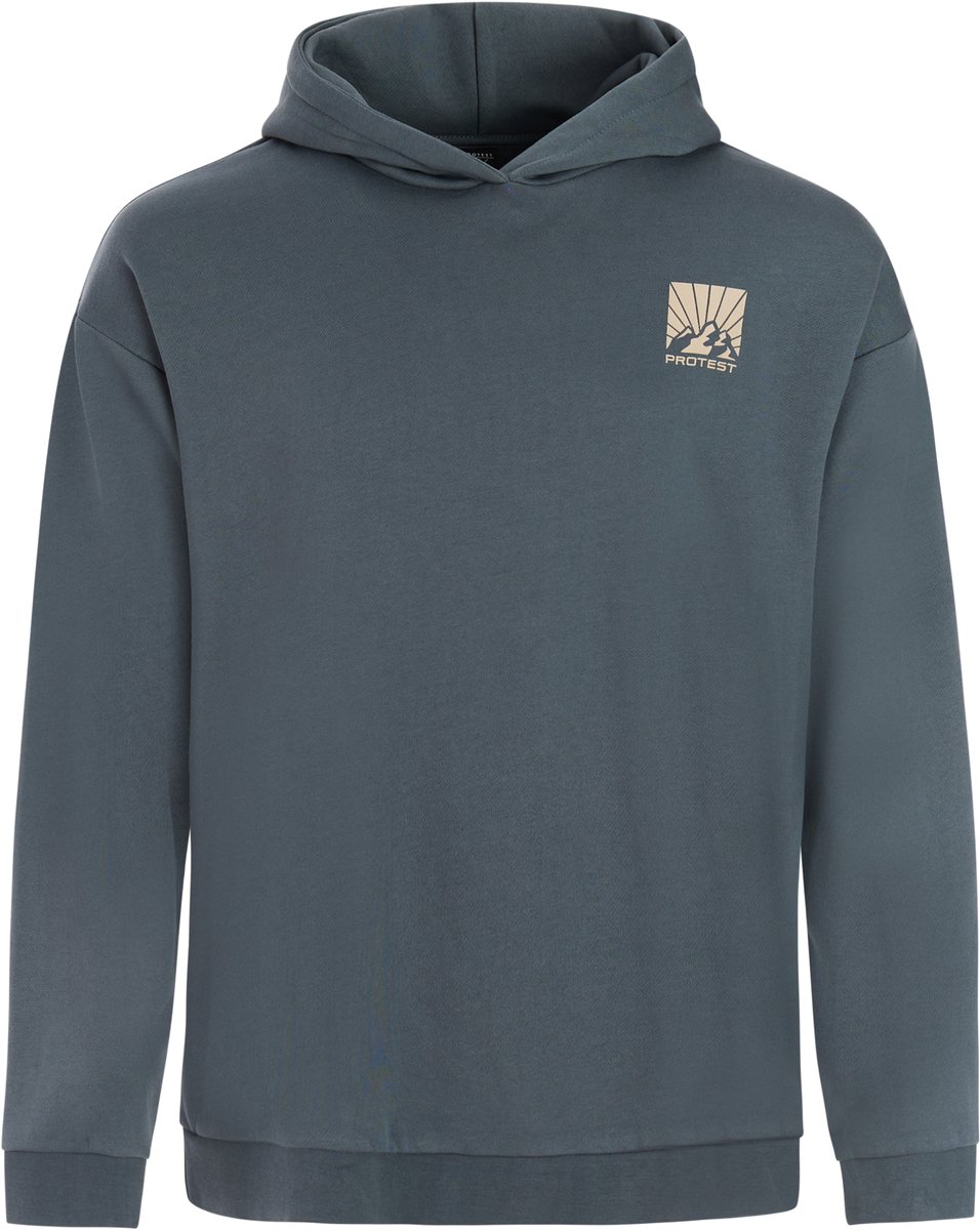 Protest PRTPenmon Hoody Heren Vaste capuchon Loose fit Lange mouwen Blauw